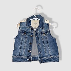 Girls Tucker & Tate denim vest